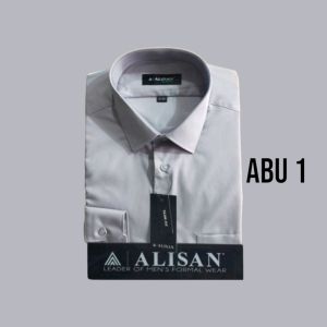kemeja ALISAN POLOS SLIMFIT lengan panjang
