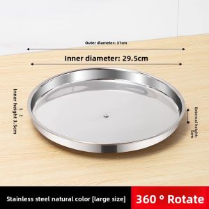 JUMEISHI | Rotary Spice Storage Rack Stainless Steel