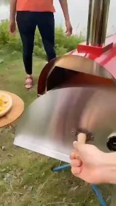 เตาถ่านอบพิซซ่า เตาอบพิซซ่าสแตนเลส เตาอบพิซซ่า เตาทำพิซซ่า เครื่องทำพิซซ่า👍👍 พร้อมส่ง