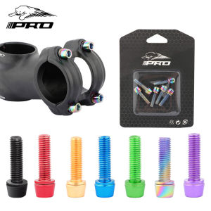 M5*18mm Bicycle Stem Screw 6pc Stainless Steel Road Mountain Bike Stem Bolts Durable Bike Handlebar Fixed Screws MTB Power Bolt