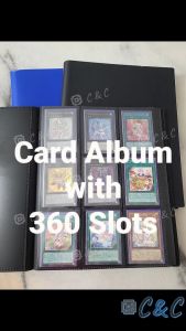 Trading Card Album with 360 Card Slots Card Binder for TCG KPOP Photocard small photo pokemon yugioh digimon cards
