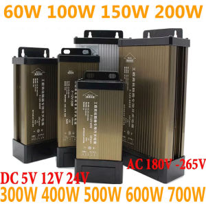 Bộ Nguồn DC Chống Thấm Nước 5/12/24 Volt Biến Đổi AC 220V Sang DC 12V 24V Công Suất 100W-700W Dùng Ngoài Trời Nguồn Cấp Chuyển Mạch