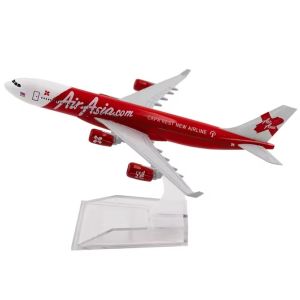 16cm 1:400 Scale Airbus A340 Series Aircraft Model Emirates Lufthansa Asia Airline Die-cast Alloy Airplane Model Toys For Gift