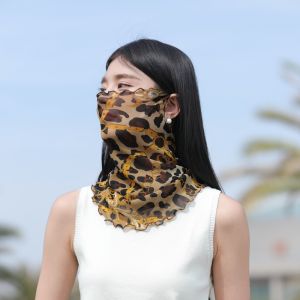 Summer Sun Protection Face Veil with Neck Cover