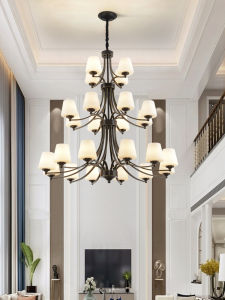 MINGRU | Aesthetic Large Loft Chandelier