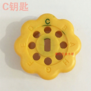 Magnetic Lock Valve Key a Type C Type Coding Key Switch Heating Valve Copper Material Thread Connection Fixed Ball Valve