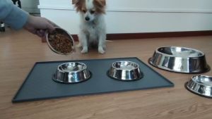 Thick Food & Water Bowl: A Versatile Stainless Steel Non-slip Pet Feeding Solution