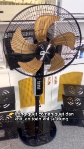 Quạt Điện - Quạt Cây Đứng CAMEL Motor Cao Cấp Tiết Kiệm Điện Năng Công Suất 65W 4 Tốc Độ Gió Quạt 5 Cánh Êm Ái Bảo Hành 12 Tháng Huvi Home