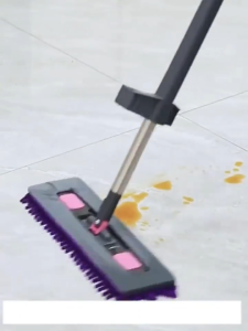 Floor Mop with Bucket & Squeezer 360° Rotating Wet Dry Microfiber Mop with 3 Pads for Home