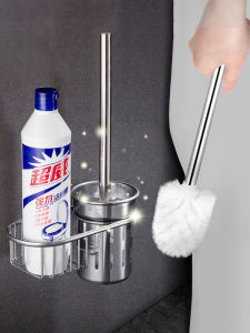 ชั้นวางแปรงล้างห้องน้ำแบบแขวนผนังแบบใหม่ปี2023ชุดสแตนเลสสำหรับห้องน้ำห้องน้ำแบบไม่เจาะรูสำหรับใช้ในบ้านไม่มีมุมที่ตายแล้ว