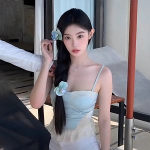 Pink Butterfly Orchid Hair Clip Womens Super Fairy Sweet Atmosphere Sensation Bangs Side Duckbill Clip Realistic Flowers Photography Hair Accessories