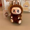 100% Authentic] Bubble Labubu Mart Heartbeat Macaron 2nd Generation Sitting Party Vinyl Face Plush Doll Toy. 