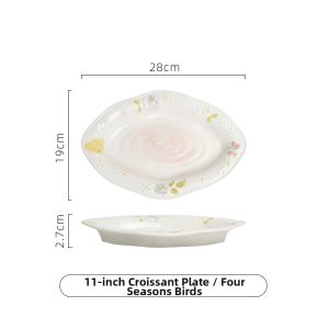 WUXIN | Chopped Pepper Fish Head Steaming Ceramic Tray