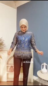 COUPLE Baju Batik Kemeja Lengan pendek Dan Blus Lengan Panjang Ful kancing Motif GODONG BLUS KANTOR BATIK COUPLE BATIK KANTOR SERAGAM BATIK BATIK KULIAH
