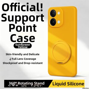 imobile | Rotation Stand Liquid Silicone Full-protection Case