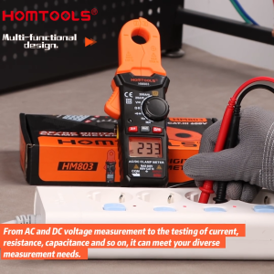 HOMTOOLS💥HM803 High Accuracy Clamp-On Table Multimeter Direct Current Numerical Clamp-On Type Current Meter Universal Meter