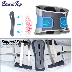 New Back Braces for Lower Back Pain Lumbar Support for Men and Women Breathable Soft Mesh Fabric and 5 Stays All-round Support