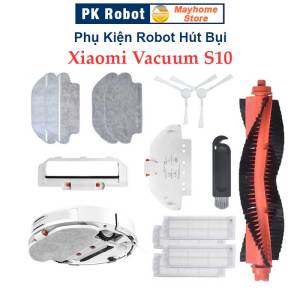Phụ Kiện Thay Thế Robot Mi Vacuum S10 Model B106GL và Mijia 3C Model B106CN/ Chổi lăn chính Chổi cạnh Bộ Lọc Hepa Khăn Lau ///