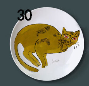 Ligne Blanche Andy Warhol Decorative Tray Decoration American Pop Art Monroe Ceramics Wall-Plate