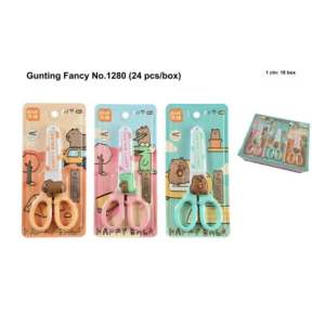 Gunting Kertas Capybara Karakter Lucu 1280