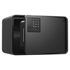 deli | Home Security Fingerprint Lock Auto Open Safe Steel Jewel Box
