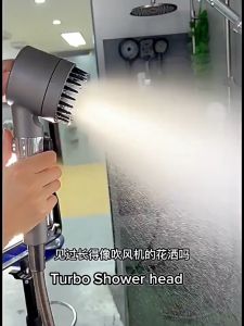 Oikia - Turbo jet shower head 3 mode water pressure with massage