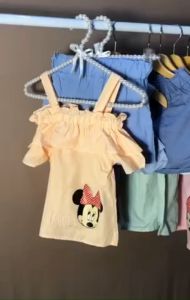 9 Shop Setelan Baju dan Celana Anak Perempuan Terbaru KIDDY MINNI Umur 2-5 Tahun / Stelan Kartun Balita Cewek Murah / Set Atasan Bawahan Putri Princess Korea Pakaian Busana Murah Gambar Karakter Lucu Keren Viral Kekinian Model Korea