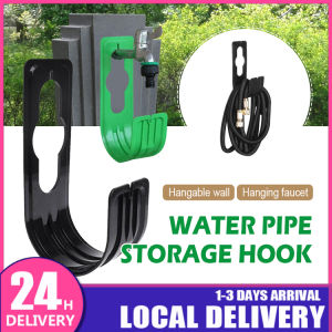 Hose Pipe Holder Mounted Wall Watering Hook Storage Organiser Tidy PP Storage Rack Hose Watering Organizer Winding Frame Pipe Holder Water Pipe Hook Gardening Tools