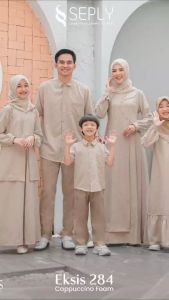 TERMURAH EKSIS 284 CAPPUCCINO FOAM BY SEPLY SARIMBIT KELUARGA LEBARAN HARI RAYA KEKINIAN TERBARU 2025 GAMIS DAN KOKO