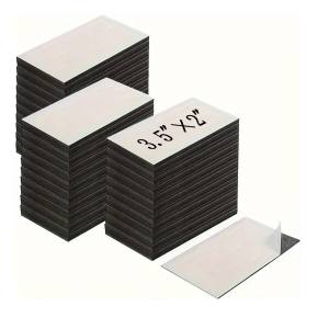 20/40/60/80/100 Adhesive Magnetic Sheets 3.5"×2" with Adhesive Backing 16Mil Flexible Magnet Sticker
