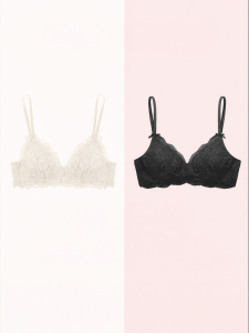 Miss Curiosity | Gathering Wireless French Lace Bra 2 Pcs