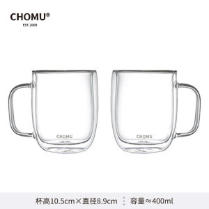 Cốc Cà Phê Thủy Tinh Hai Lớp Dung Tích Lớn Chịu Nhiệt Độ Cao Có Tay Cầm Cách Nhiệt Trong Suốt Bằng Thủy Tinh Borosilicate Dùng Trong Gia Đình