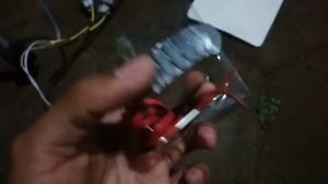 Lampu Tembak LED Slim 4 Mata Gepeng Lampu Sorot Led Gepeng 4 Sisi