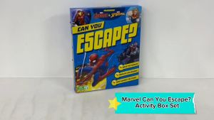 Marvel Can You Escape Activity Book Gift Set For Kids (Boxset) With Puzzles Press Outs Notepad & Pencil