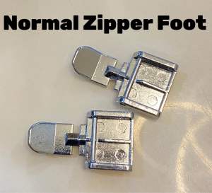 Portable Machine Foot / Tapak Kaki Mesin Jahit Portable/Tapak Jahit Zip Biasa/Normal Zipper Foot