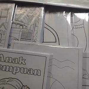 50pcs Mewarnai Gambar Berbagai Karakter Kartun Harga Termurah!!!