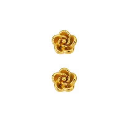5pcs 5 8 mm Never Fade PVD Stainless Steel Spacer Beads With Hole Flower Beads Necklace Bracelet Findings For DIY Jewelry Making