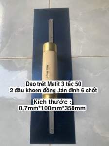 Dao Trét Bột Sơn Nước Cán Gỗ Cao Cấp Dao Thép Trét Bột Matit Bột Bả Hàng Siêu Đẹp