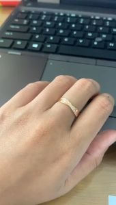 CINCIN WANITA EMAS KADAR 300 (6 KARAT) DAN KADAR 375 (8 KARAT) CINCIN EMAS MODEL TERBARU CINCIN SIMPEL HARGA MURAH CK 234