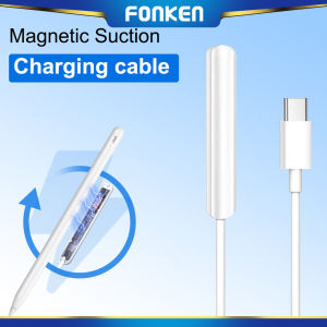 FONKEN Type C Magnetic Stylus Charger Adapter For A-pple Pencil 2 2nd USB C Magnetic Charging Cable