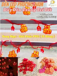 Dây Đèn Song Ngư Mini Trang Trí Tiểu Cảnh Cây Cảnh Decor
