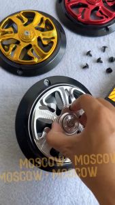 Cover Mesin Kipas Spinner Putar Motor VESPA SPRINT PRIMAVERA LX SCOOPY Fan Cover Kipas Mesin Beat Fi New Vario 110 Scoopy Pop COVER PELINDUNG KIPAS RADIATOR CNC VESPA SPRINT PRIMAVERA LX S125 SCOOPY BEAT FI MIO FINO NOUVO FIZR VARIO