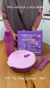 Tupperware Fit To Go Lunch Set / Bekal Suku Suku Separuh