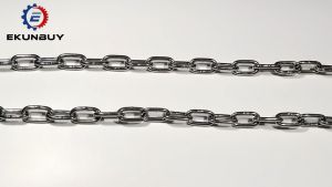 Stainless Chain 304 Stainless 1meter 3.3 feet 3-4mm Chain Steel Welded Lifting Link marine Chain