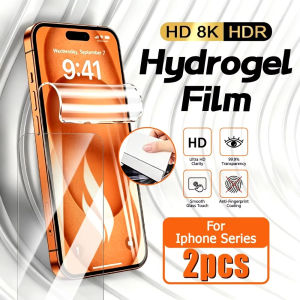 2Pcs Soft Full Screen Protector For iPhone 17 16 14 Plus 18 15 13 Mini 11 12 Pro Max 16e Air 7 8 6S XR X XS Max SE Hydrogel Film
