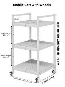 Extendable Multi-layer Microwave and Pot Storage Rack