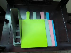 5 in 1 Multifunctional Plastic Thickening Classification Antibacterial Cutting Board With Chopping Board Shelf