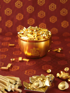 SHANYANG | Prosperity Inducing Mini Golden Ingots Ornament Brass