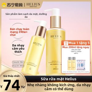 Kem Rửa Mặt Dạng Mật Ong HELIUS Deep Cleansing Gentle Moisturizing Sensitive Skin Amino Acid Cleansing Milk Control Oil