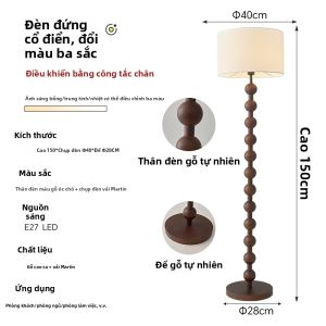 AOMAO | Đèn Sàn Phong Cách Cổ Điển Pháp Tinh Tế